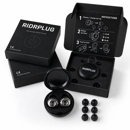 Ridrplug — Dæmp vinden. Forbliv skarp. Hør det, der betyder noget
